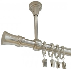 Galerie simpla prindere tavan capri 19 mm inox (Alege marime: 120 cm)