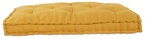 vidaXL Perna pentru sofa tip palet Galben Perna singulară Bumbac