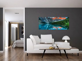 Tablou - Lac turcoaz (120x50 cm)