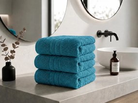 Prosop de maini Classic 50 x 100 cm cian, 100% bumbac