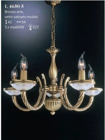 Candelabru clasic cu 5 brate design italian realizata manual 4650