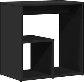 vidaXL Masă laterală, negru, 50x30x50 cm, PAL