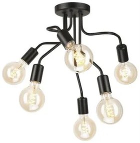 Plafoniera vintage 6 becuri E27 Hilda 44538 Lamkur