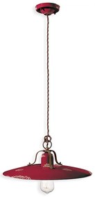 Pendul design retro realizat manual din ceramica COUNTRY, 40cm