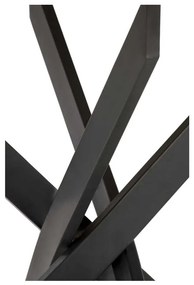 Masă de bucătărie Waylon, stejar auriu / negru