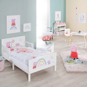 Pat pentru copii alb 70x140 cm Peppa Pig – Roba