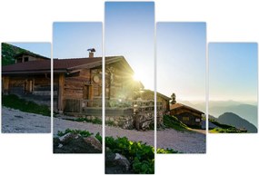 Tablou - Dimineața în Alpi Tirol (150x105 cm)