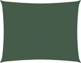 vidaXL Parasolar verde închis 2x3,5 m țesătură oxford dreptunghiular