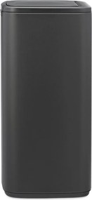 Coș de gunoi gri închis cu senzori de atingere din oțel 30 l Bo Touch – Brabantia