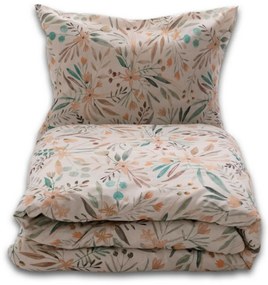 Lenjerie de pat din bumbac și in Pajiște, 220 x 200 cm, 2x 70 x 80 cm