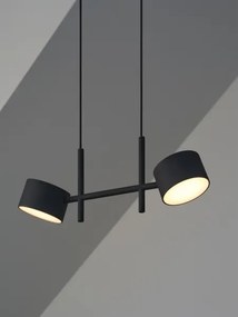 Osram - Lampă suspendată LED dimabilă DECOR KYOTO, 2xLED/10W/230V, negru