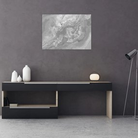Tablou - Marmură în alb-negru (70x50 cm)