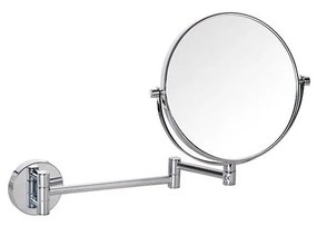 Oglindă cosmetică argintie, 23 x 28 cm