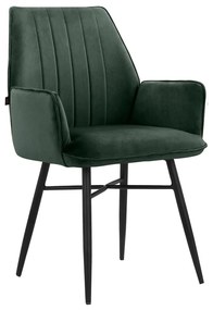 Set de scaune de sufragerie verde 2 buc. tapițat Anzo – Støraa