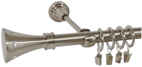 Galerie simpla CARTER /19 - inox (Alege marime: 400 cm)