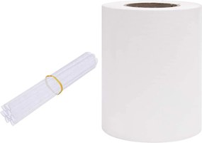 vidaXL Panou de intimitate grădină, alb, 70 x 0,19 m, PVC