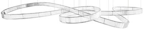 Lustra LED XXL moderna design deosebit CHARMES 380 crom