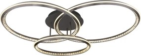 Globo 67329-72 - Plafonieră LED dimabilă ALAINA 72W/230V 2700-6000K 50x75 cm+telecomandă