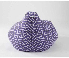 Fotoliu puf copii, Nirvana Light Pufrelax, Material Textil - Zippity Purple