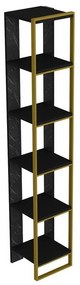 Bibliotecă Polka Black and Gold