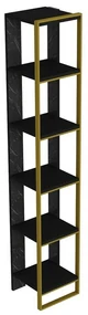 Bibliotecă Polka Black and Gold