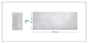 Autocolant mat pentru sticlă cu film protector Ambiance Lines, lungime 2 m