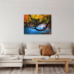 Tablou - Cascade din Asia (70x50 cm)