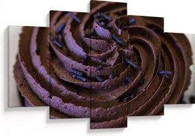 Tablou - Cupcake din ciocolată (150x105 cm)