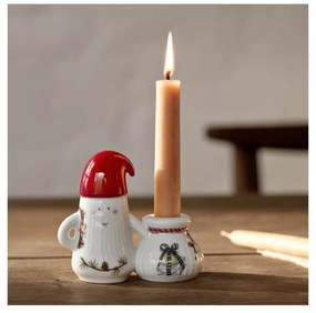 Sfeșnic din ceramică cu model de Crăciun Hammershøi Christmas Father Elf – Kähler Design