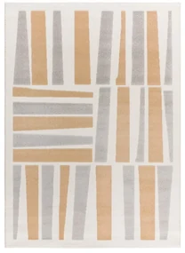 Covor gri deschis-crem 133x190 cm Flora – Universal