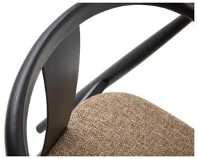 Scaun de dining negru/bej Relate – Unique Furniture