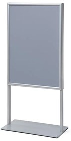 Suport poster 70 x 100 cm, argintiu