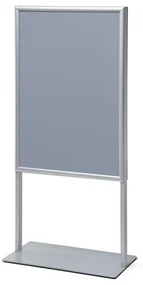 Suport poster 70 x 100 cm, argintiu