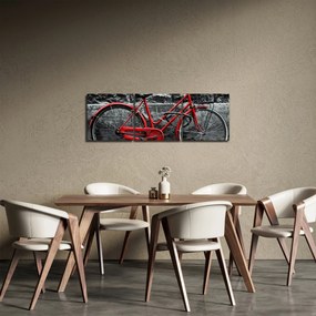 Tablou - Bicicleta istorică (cu ceas) (90x30 cm)