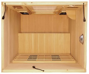 Infračervená sauna/ tepelná kabína Oslo s keramickými radiátormi a drevom Hemlock