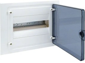 Tablou 12 module montaj incastrat(ST), alb, usa fumurie, Hager