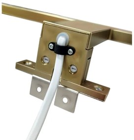 Aplică LED pentru oglindă de baie LED/8W/230V 4000K 50 cm IP44 auriu mat