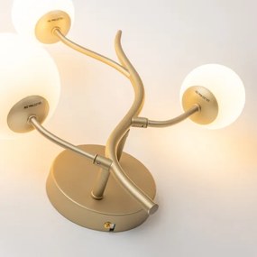 Aplică LED Brilagi MISTEL 3xG9/3W/230V auriu/alb