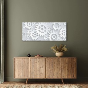 Tablou - Roți dințate (120x50 cm)