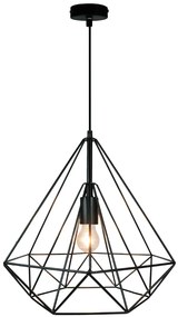 Pendul Unica, E27, Black, Max 42W , 4114801, Viokef Grecia