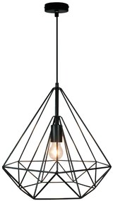 Pendul Unica, E27, Black, Max 42W , 4114801, Viokef Grecia