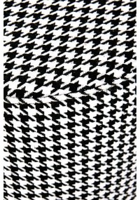 Scaun Aruna, negru/alb