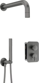 Silia Set de duș cu montare îngropată, cu BOX pentru baterie - Cu pară de duș BXYZDQSM