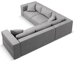 Colțar gri deschis (cu colț variabil) Esther – Milo Casa