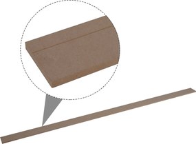 HOMCOM sina cu set de accesorii pentru usi glisante din lemn rustic | Aosom Romania