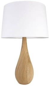 Veioza, lampa de masa din lemn design modern Tureen