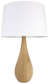 Veioza, lampa de masa din lemn design modern Tureen