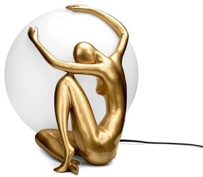 Lampa de podea decorativa cu design original Woman 50 auriu