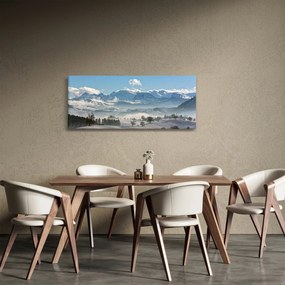 Tablou cu munții înzăpeziți (120x50 cm)