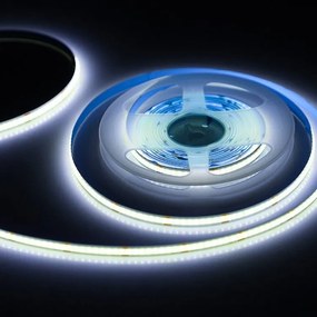 Banda LED COB Lumina Rece 12W/m 5m/Rola 12V